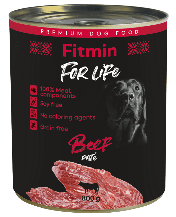 Fitmin Dog For Life Konzerva hovädzie 8x800 g